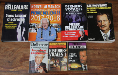 PIERRE BELLEMARE - SET MIT 7 BÜCHERN - AUSSERGEWÖHNLICHE GESCHICHTEN - Von 1978 bis 2013