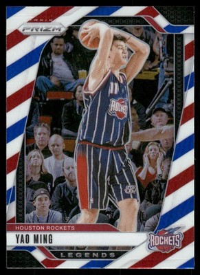 2024-25 Panini Prizm Yao Ming #284 Red White Blue Basketball