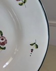 Made in Italy Beautifully Handpainted White W/Pink Roses Ceramic 15” Platter EUC — photo 5