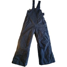 COLUMBIA Ski Bibs Youth 8 Snowboarding Black Insulated Uncut Outgrown Winter