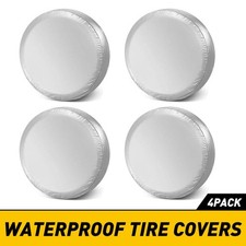 4 Tire Covers Wheel Motorhome Trailer Car Sun Protector Dustproof Fit 27" to 29"