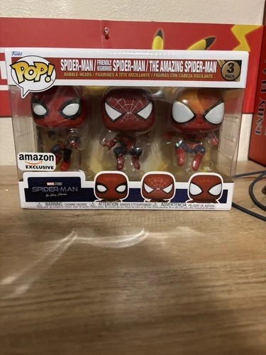 Funko Pop! Vinyl Marvel Spider-Man No Way Home Amazon Exclusive 3-Pack