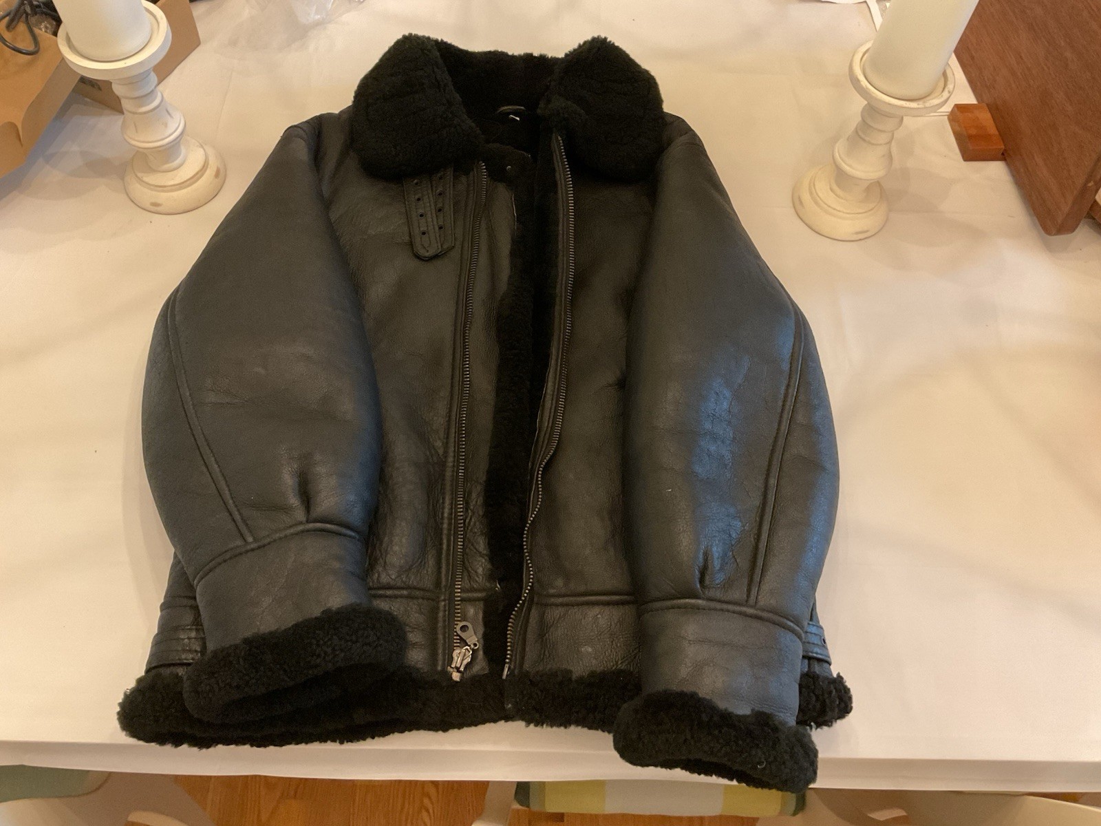 Subzero Air Force Leather Flight Jacket. Men's Si… - image 1