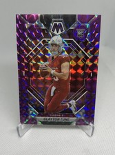 2023 Panini Mosaic Rookies Purple Mosaic Prizm #/49 Clayton Tune