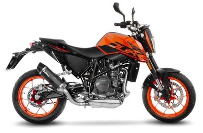 Auspuffanlage [Leovince] LV One Evo Kohlenstoff KTM Duke 690 R 2016-2019 14303E