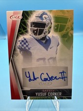 2022 SAGE Low Series Autographs Red #A-YC YUSUF CORKER Auto Signed ROOKIE RC