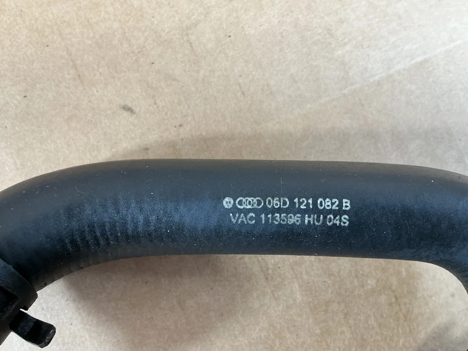 2004-2009 AUDI A4 B7 2.0 líquido de arrefecimento de mangueira de aquecedor com tubo de metal 06D121082B fabricante de equipamento original - Imagem 4 de 4