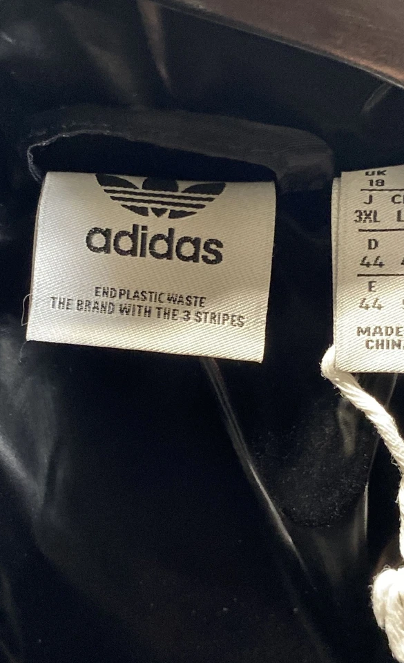 Vestido informal negro Adidas - talla grande Foto 4 de 4