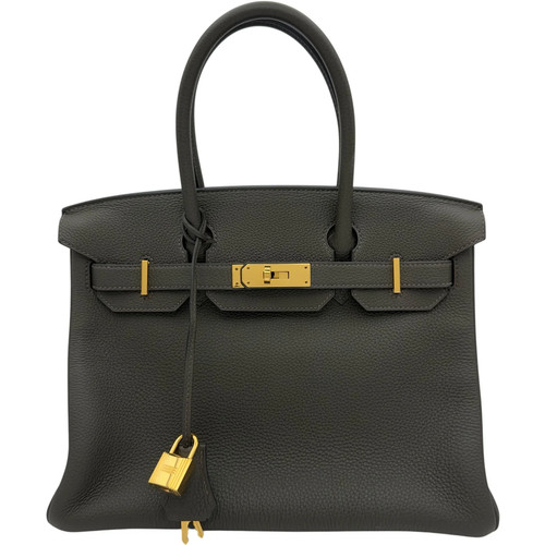 HERMES Birkin 30 Handbag Y Stamp #OKB235