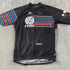 Louis Garneau Cycling Jersey Mens Large Triathlon Race Bike Shirt Short Sleeve