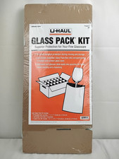 U-Haul Glass Pack Box & Glass Pouch's Kit Storage or Moving Pack 