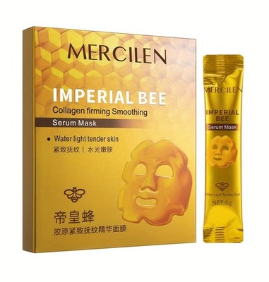 Mercilen Imperial Bee Collagen firming Smoothing Serum Mask 10 Pack