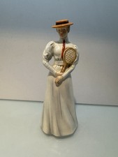 Goebel-Figur W.Germany Center Court 1903 Frau Im Tennis-Outfit Höhe 22cm