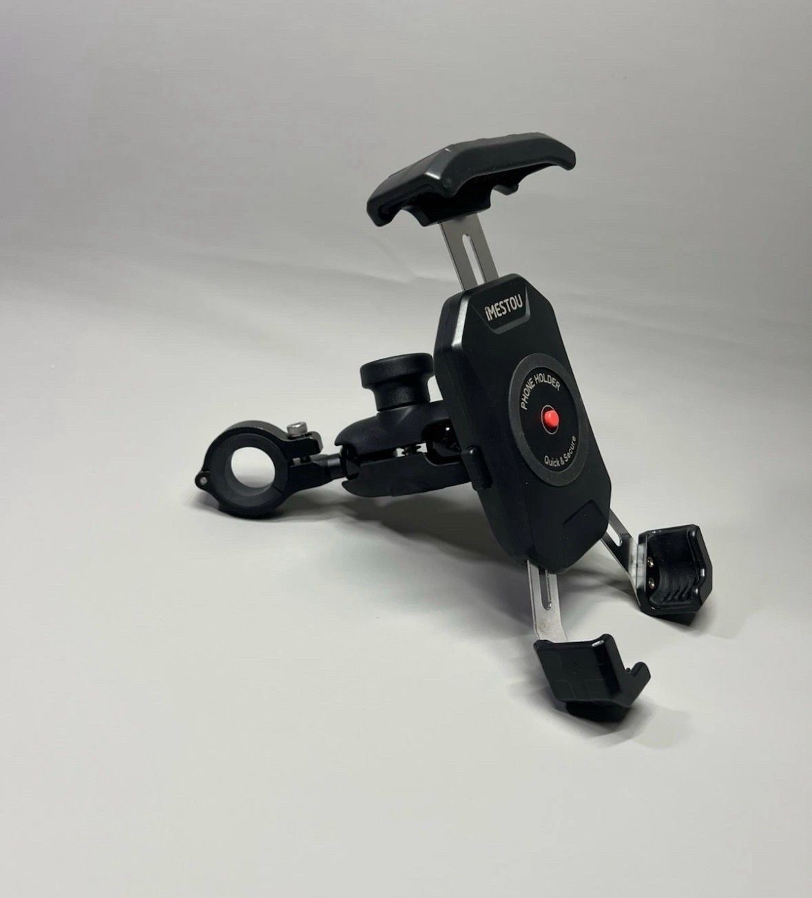 Motorcycle Ball Phone Holder Bike Mirror Pole Mount 4.0-7.0” Inch Smartphones