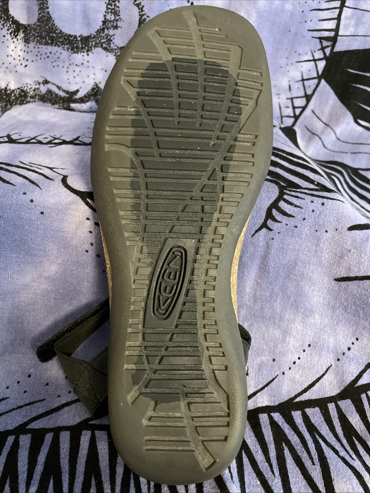 Sandali comodi Keen Ana Cortez slingback pelle nera da donna taglia 9 5 US 40 EU