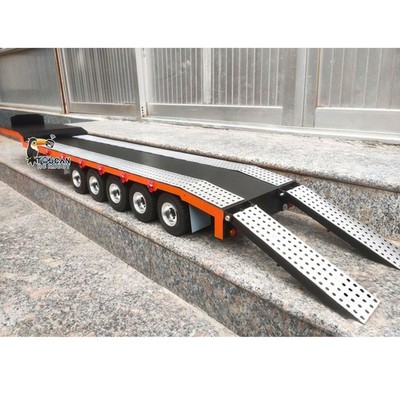 1:14 Metal 5 Axles Trailer Electric Tailboard Lifting Leg for RC Tractor Trucks
