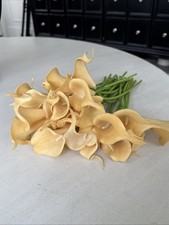  24 Real Touch Artificial Calla Lily Flower Arrangement Bouquet