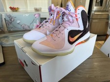 Authentic Nike LeBron 9 King of LA Basketball Shoe Men's Size 10.5