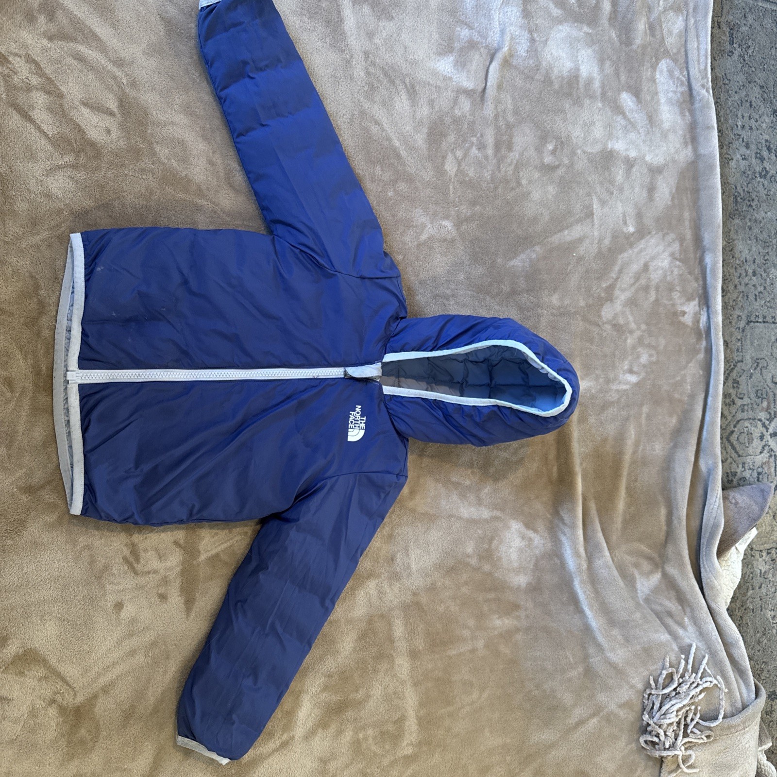 TNF The North Face Baby Thermoball Reversible Hood Jacket 18-24M Periwinkle thumbnail 16