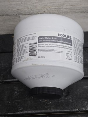 Ecolab 6110751 Solid Metal Pro Destaining Machine Warewashing Detergent Lot Of 2