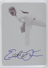 2014 Leaf Metal Draft Printing Plate Magenta 1/1 Erick Fedde #BA-EF1 Auto 2b2