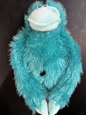 Adventure Planet Blue Green Long Arm Orangutan Monkey Hanging Plush Stuffed 12''