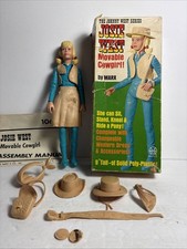 Marx Johnny West - Josie West w/ Box And Accessories- Great Set RARE Cowgirl