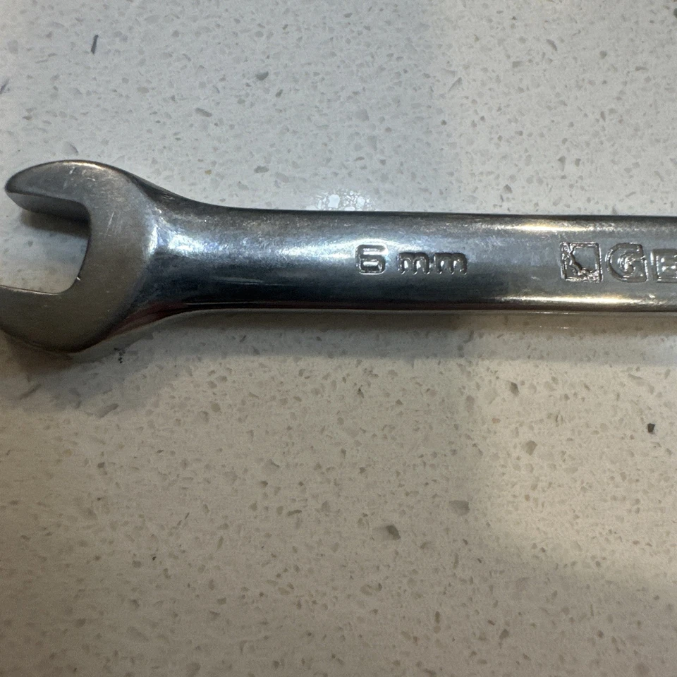 GEAR WRENCH 6MM. RATCHETING COMBINATION WRENCH, 12 POINT, 5" LONG. - Image 4 of 4