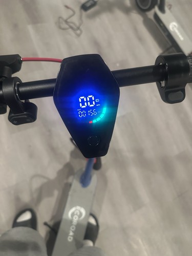 21mph Scooter Heavy Duty Steel Frame Electric Scooter for Adults Blue