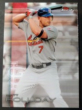 MATT HOLLIDAY ST LOUIS CARDINALS 2016 TOPPS FINEST #74