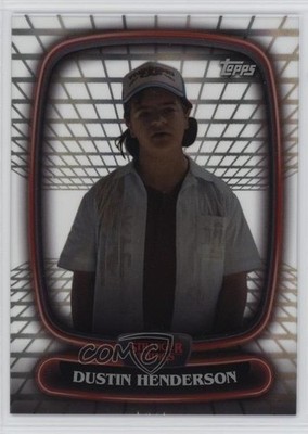 2025 Topps High Tek Stranger Things Hawkins Lab Pattern Dustin Henderson #5 7tw