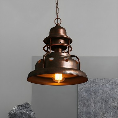 Industrial Kitchen Bell Shade Pendant Light Retro Restaurant Deco Hanging Light