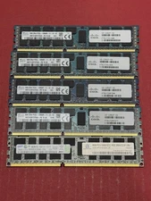 Lot Of 5 8GB 2Rx4 PC3L Server Memory 4-SK Hynix 12800R & 1 Samsung 10600R