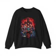 Stranger Things Unisex Crewneck Sweatshirt, Cozy Cartoon Sweatshirt 2
