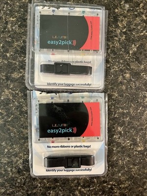 L.E.D. IT BE Easy 2Pick Luggage Flashing Locator. Tag LED Lights. NEW BATTERIES