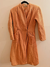 VTG Elegant Quilted SZ 14/M Pink Barbizon Lounge at East Robe Rayon Satin  8046