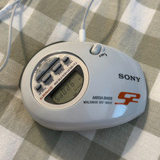 Sony Walkman SRF-M85V S2 Clip On Radio AM/FM/Weather Mega Bass Tested And Works