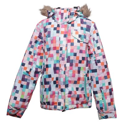 Roxy, Skijacke, Mädchen, Größe: 152, Mehrfarbig, Polyester, Karo #3UQ