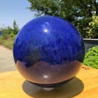 18.7LB blue Smelting Stone Quartz sphere Crystal Ball Mineral specimen Healing — photo 3