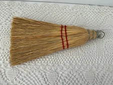 Vintage Whisk Broom With Metal Handle. Home Decor.