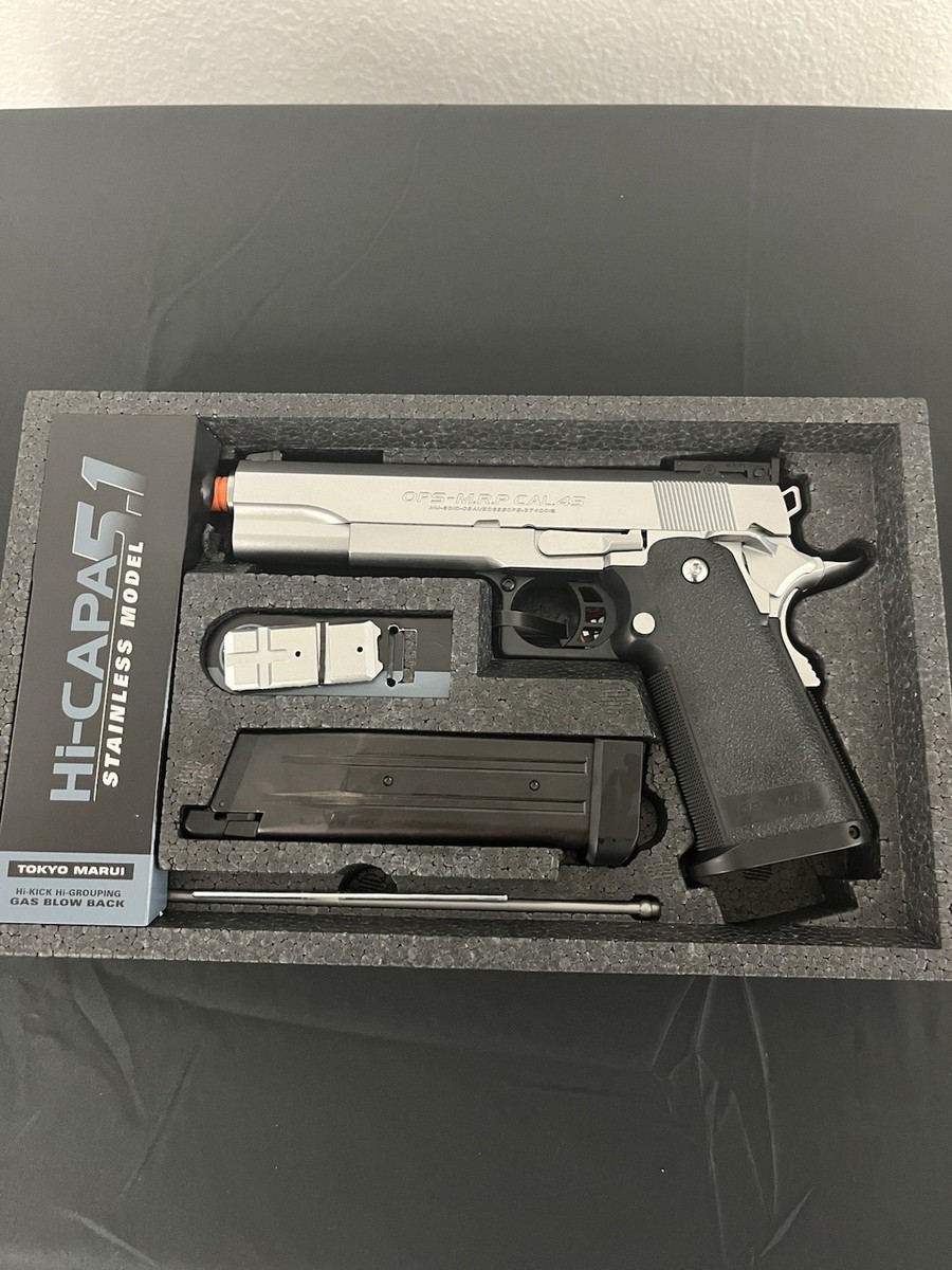 Tokyo Marui Hi Capa 5.1 Stainless Gas Blowback Airsoft