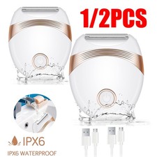 Women Electric Shaver Rechargeable Waterproof Razor Painless Epilator Bikini US