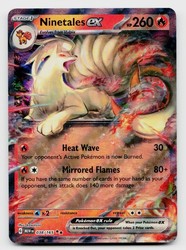 Ninetales ex 038/165 Scarlet & Violet 151 Double Rare Holo