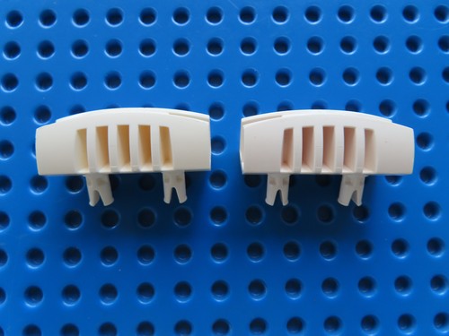 Lego 2 x  Auto Kühler Grill Lüfter Stoßstange 30622 weiß 4600 9305 4666