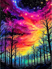 Diamond Art Kits for Adults, 5D Starry Night Diamond Painting Kits