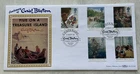GB QEII 1997 Enid Blyton’s Famous Five Benham Silk FDC Corfe Castle Wareham SHS