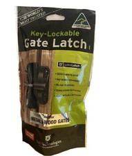 D&D LokkLatch LLAARB Key Lockable Gate Latch Metal & Wood Gates