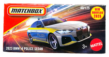 Matchbox 2023 BMW i4 G26 Polizei Sedan 80/125 2025 Power Grabs 1:64 Modellauto