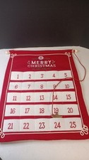 Target Wondershop CHRISTMAS ADVENT CALENDAR: 20x14.5  Red  White   Countdown