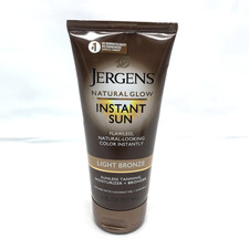 Jergens Natural Glow Instant Sun Self Tanning Moisturizer 6 Fl Oz LIGHT BRONZE